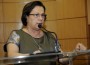Ana Lúcia apresenta o grave diagnóstico do município de São Cristóvão. (Foto: Agência Alese)