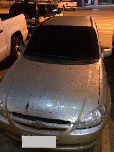 Em Frei Paulo,  PRF recupera veículo roubado em Maceió.(Divulgação/PRF)