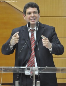 Márcio Macêdo realiza último discurso na Câmara.  (Foto: Reprodução)