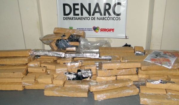    Polícia apreende 103 quilos de maconha, em Cristinápolis