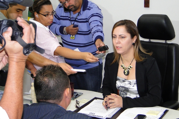 Katarina Feitoza, Delegada Geral da Polícia Civil, emite nota sobre a paralisação dos delegados (  foto: arquivo /Reinaldo Gasparoni / SSP/SE)
