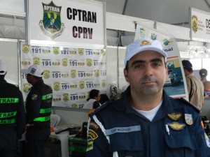 Fábio Machado, comandante da CPTran. (Foto: Reprodução)
