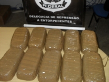 Polícia Federal apreende 10 kg de crack na Grande Aracaju