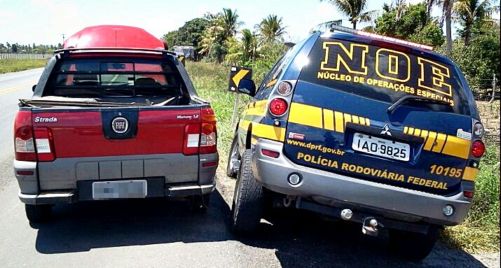 Veículo roubado em Salvador é recuperado pela PRF em Estância