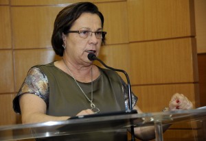 Ana Lúcia apresenta o grave diagnóstico do município de São Cristóvão. (Foto: Agência Alese)