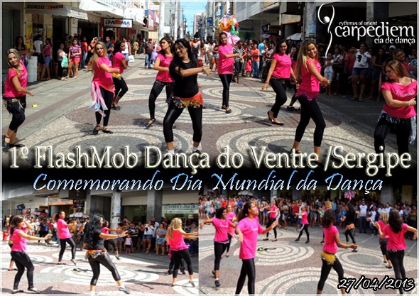 Acontece o 1º Flash Mob Dança do Ventre em Sergipe