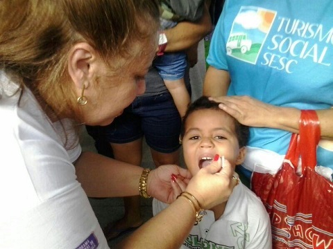 Secretária de Saúde abre Campanha de Vacinação contra Polio em São Cristóvão