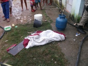  Incêndio provoca morte de menino de um ano e 10 meses. (Foto: Sandoval Notícias)