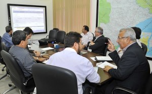  As regras para utilização do recurso, as obras que terão prioridade, as licitações e pendências para a realização foram os principais tópicos discutidos. (Foto: Marcos Rodrigues/ASN)