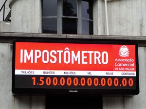  Impostômetro atinge 1 trilhão de reais arrecadados este ano, as 12H30 do dia 27. (Foto de arquivo: Ricardo Matsukawa / Terra)