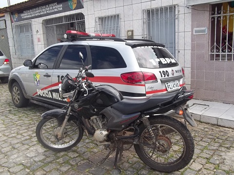   Polícia recupera em Itaporanga motocicleta roubada em Salgado