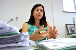  A diretora do DHPP, Thereza Simony (Foto: André Moreira)