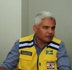 Recursos serão aplicados em ações de socorro e assistência às vítimas, diz o coordenador da Defesa Civil Estadual, Tenente-Coronel José Erivaldo Mendes. (Foto: Edinah Mary/Seides)