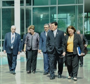Eduardo Amorim (PSC-SE) foi recebido na tarde da terça-feira, 26, pela presidente Dilma Rousseff no Palácio da Alvorada. (Divulgação)