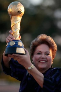  A presidente do Brasil, Dilma Rousseff, ficou em décimo lugar na pesquisa divulgada pela WIN Reuters 