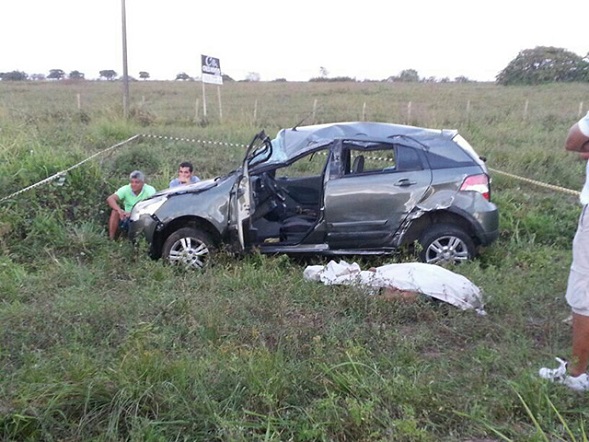 Em Itabaiana, acidente deixa uma pessoa morta e duas gravemente feridas