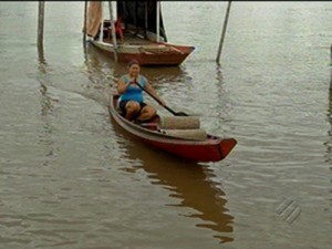 Pescadores aguardam seguro-defeso (Foto: Reprodução/TV Liberal)