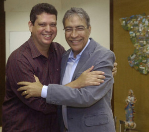  Márcio Macedo e Marcelo Déda (Foto: de arquivo/Cortesia) 