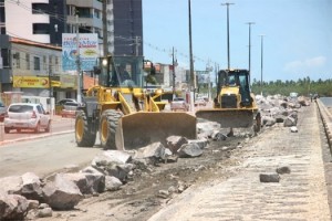  MPF e MP de Sergipe movem nova ação contra as irregularidades na obra da Avenida Beira Mar. (Foto de arquivo: Sergio Silva/AAN) 