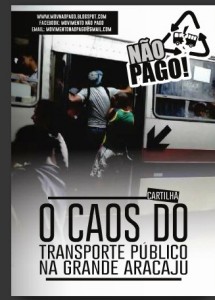 Cartilha sobre o Transporte Público na Grande Aracaju