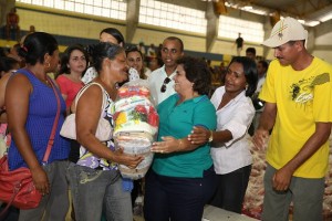  1 mil famílias de Itaporanga voltaram a  ter um natal ainda mais feliz.(Foto: Ascom/PMI)