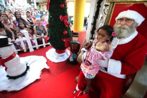 Papai Noel chega ao Centro na terça-feira. (Divulgação/CDL).