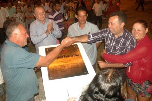 Inauguração da nova Praça Júlio Nazário Luiz. (Divulgação)