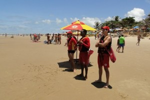 Bombeiros alertam sobre riscos do banho de mar. (Divulgação/SSP/SE)