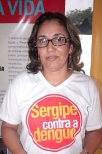 Sidney Sá, coordenadora do núcleo de endemias da Vigilância Epidemiologia da SES.