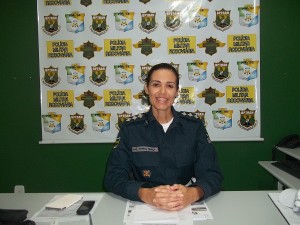 Patrícia França, Comandante da CPRv. (Foto: Divulgação)