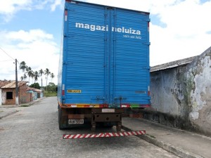  A carga saiu de Franca (SP) e tinha como destino a cidade de Aracaju (SE). (Foto: SE Notícias)