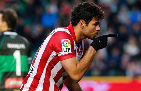 Técnico do Manchester envia olheiros para jogos do atacante Diego Costa
