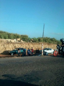  Motorista do Corsa Sedan de placa MVA 8439, perdeu o controle, e veículo capotou. (Foto: seguidor/SE Notícias)