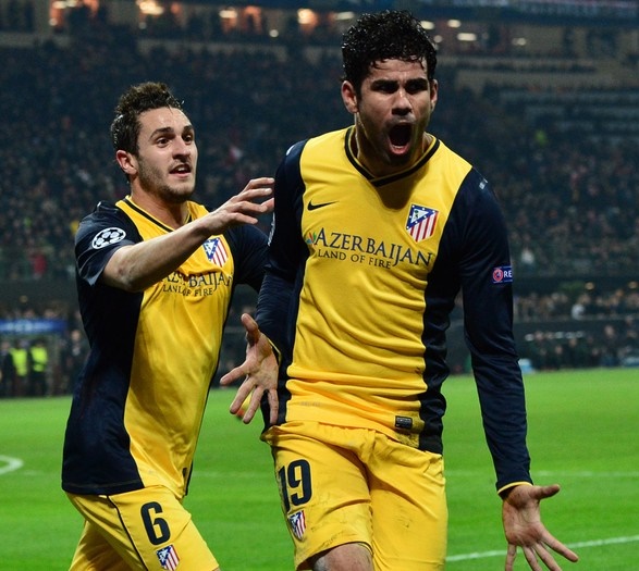 Kaká tenta, mas quem marca é Diego Costa e Atlético sai na frente do Milan