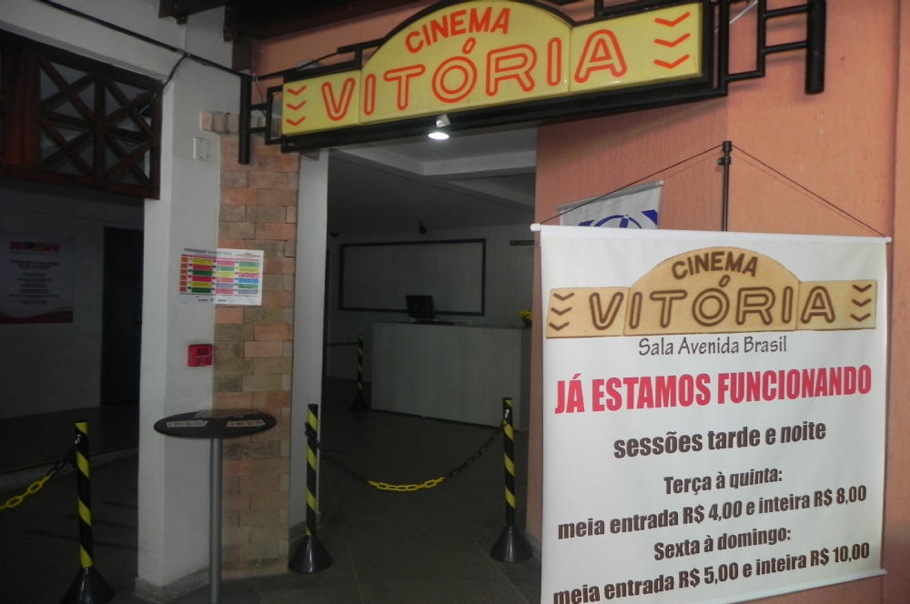 Sessões do Cine Vitória continuam suspensas