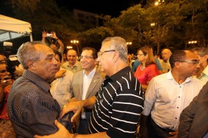    O governador Jackson Barreto prestigiou nesta quinta-feira(27), juntamente com o prefeito João Alves Filho, da entrega da Praça Camerino.( Fotos: André Moreira/AAN) 