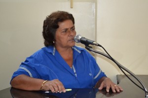 A prefeita Maria das Graças (Gracinha), que fez a abertura do evento. (Foto: Ascom/PMI)