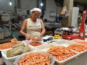 Defeso do camarão em Sergipe segue até o dia 15 de maio (Foto: Marina Fontenele/G1)