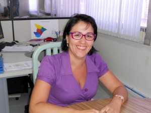 A coordenadora do Núcleo de Vigilância e Prevenção de Violências e Acidentes de Trânsito, Patrícia Lima.(Ascom/SES)