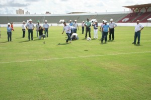 A partir desta sexta-feira, a área interna do Estádio passa a ser considerada área de segurança nacional / Foto: Ascom/Seinfra