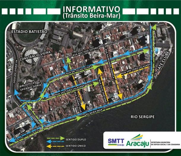 Trecho da avenida Beira-Mar será liberado na manhã deste sábado