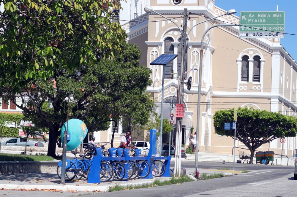 Centro e São José tem novas estações do Caju Bike