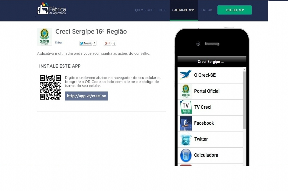 Creci-Sergipe disponibiliza aplicativo para celular