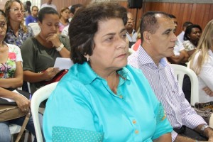 A prefeita Gracinha, de Itaporanga; e o prefeito Jeferson Santana, de Maruim (Foto: Cleverton Ribeiro)