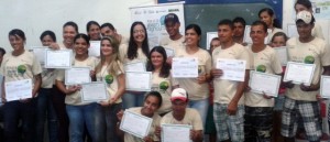 62 alunos dos povoados Patu e Garangau receberam certificados.(Foto: Ascom/Senar)