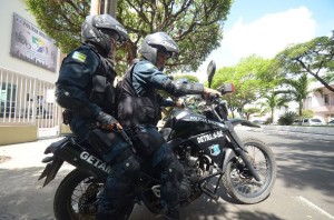 Grupamento Especial Táticos de Motocicletas (Getam) da Polícia Militar. (Foto: SSP/SE)