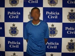 Belisco é preso suspeito de matar PM em Salvador (Foto: Divulgação/PC)