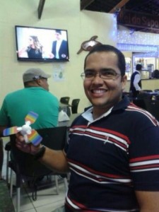 Carlos Cristian continua internado no Hospital São Lucas em Aracaju.  (arquivo pessoal)