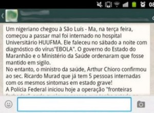 O texto, compartilhado no Whatsapp e Facebook, tem preocupado brasileiros. 