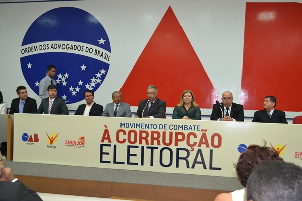 Movimento de Combate à Corrupção Eleitoral é lançado em Sergipe